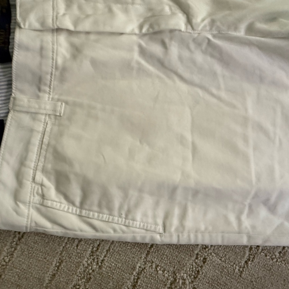 Ralph Lauren White Wide-Leg Trousers - Picture 7 of 10